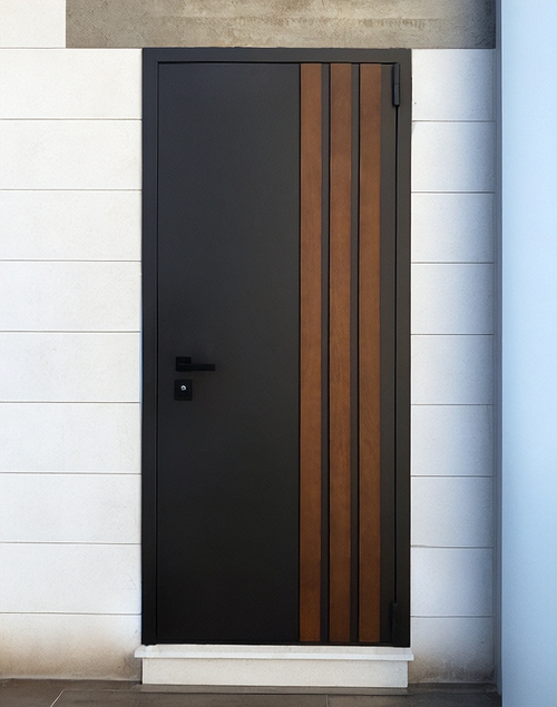 Порошковая дверь с рейками Порошковая дверь с рейками