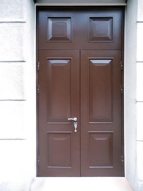 Двупольная металлофиленчатая дверь Двупольная металлофиленчатая дверь