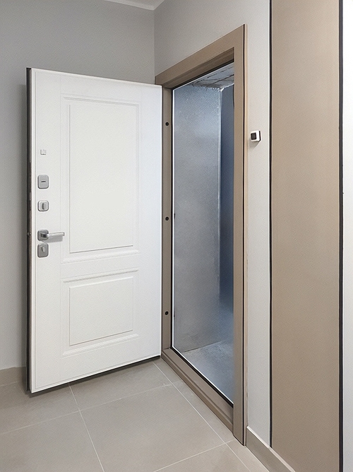 Квартирная дверь с МДФ RAL Квартирная дверь с МДФ RAL