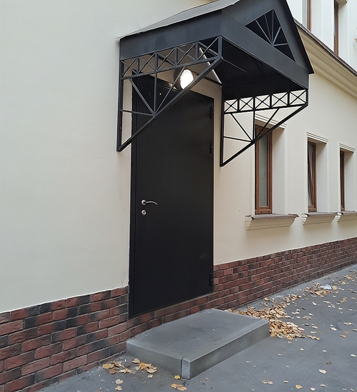 Порошковая уличная дверь Порошковая уличная дверь