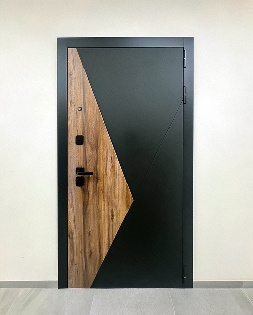 Металлическая дверь с зеркалом Металлическая дверь с зеркалом