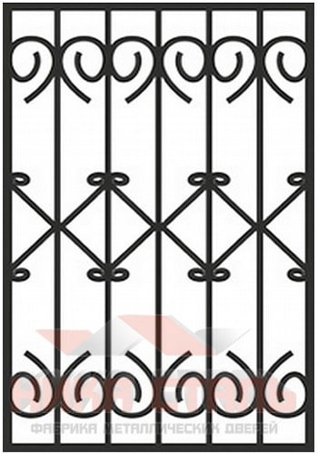 Сварная решетка на окно СР 14 Сварная решетка на окно СР 14