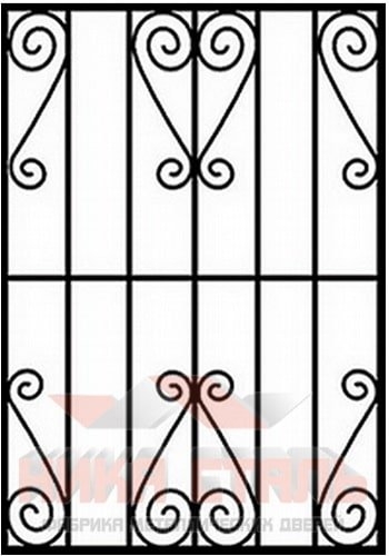 Сварная решетка на окно СР 8 Сварная решетка на окно СР 8